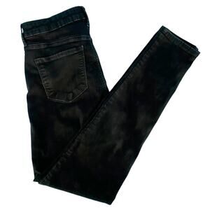 Old Navy RockStar Mid Rise Skinny Jeans Black Size 10 Long